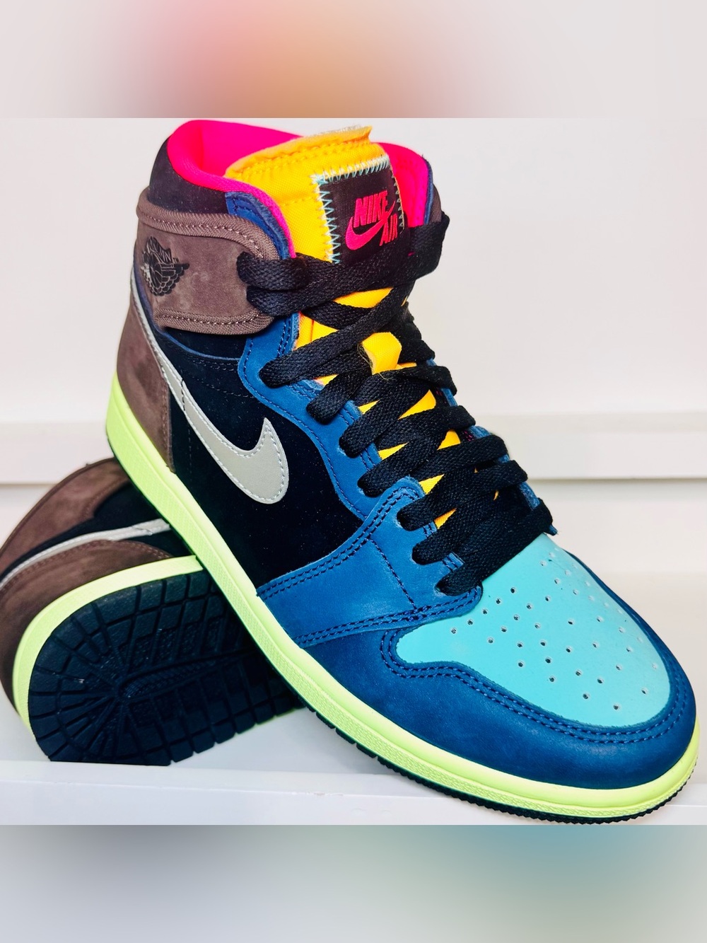 AIR JORDAN 1 HIGH OG “TOKYO BIO HACK” 555088-201 Men’s 7.5 Women’s 9 Clean AF - Picture 10 of 16